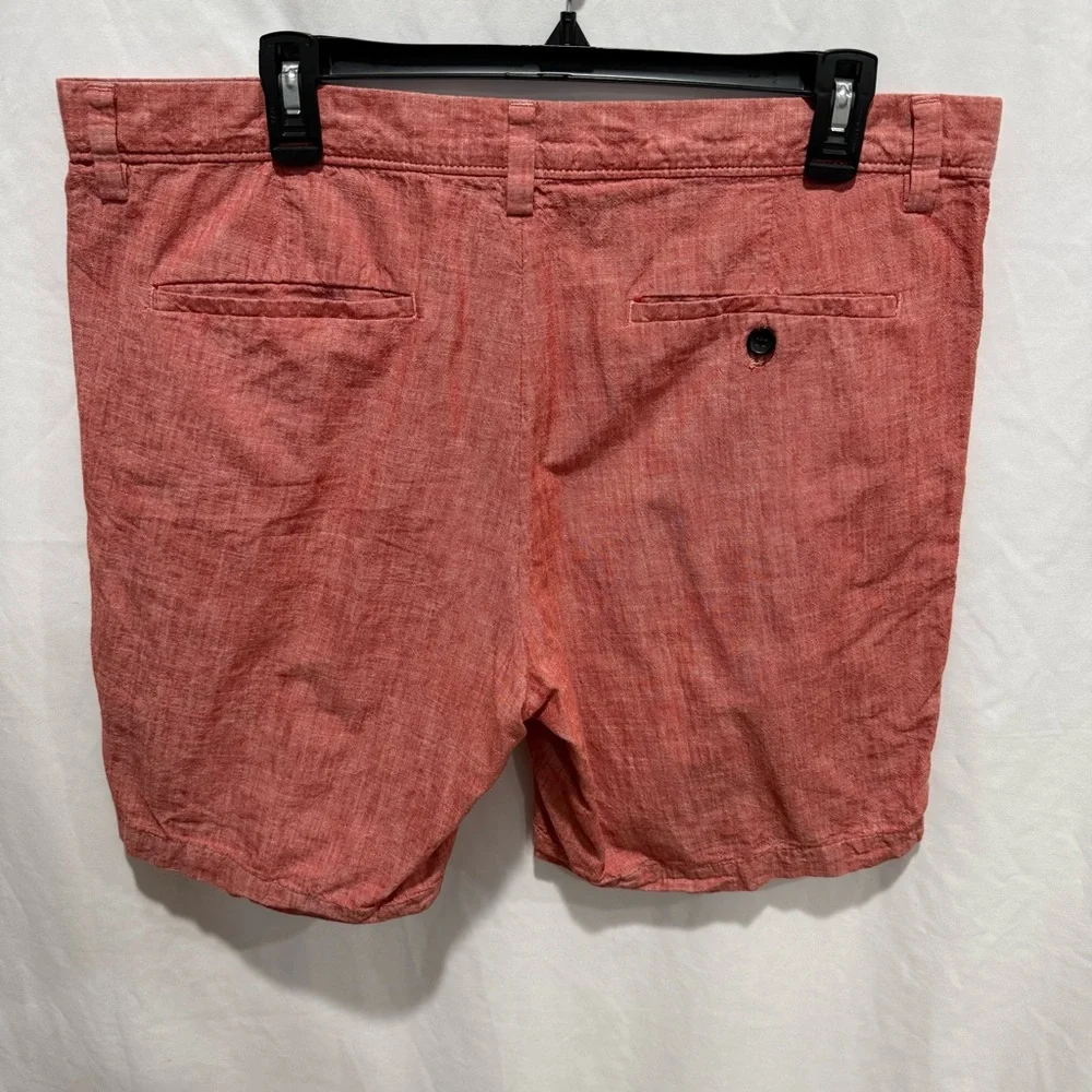 Banana Republic Chambray Shorts 36 Linen-Look Cotton‎ Summer Casual Resort Style